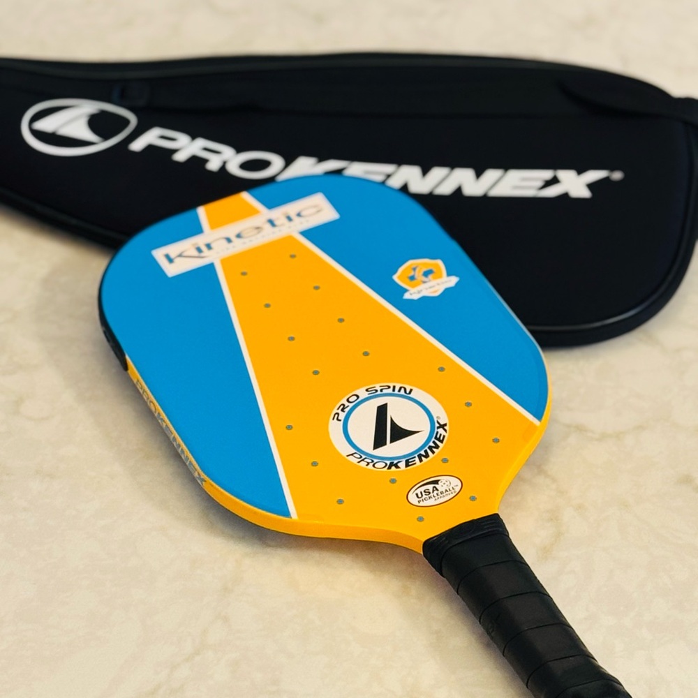 ProKennex Kinetic Blue and Yellow Pickleball Paddle